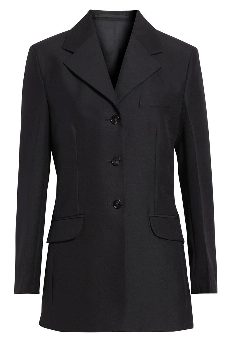 Wool & Mohair Coat, Main, color, BLACK