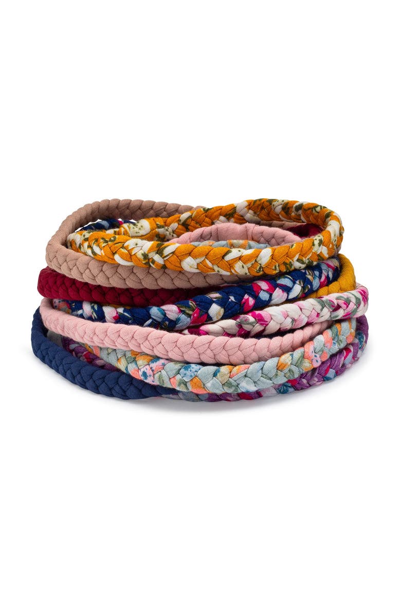 Marigold Set - Braided Headbands - 10 Pack - Multicolor, Main, color, Marigold Set