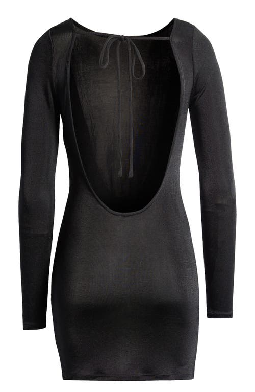 FREE PEOPLE FREE PEOPLE CALL ME LATER LONG SLEEVE MINIDRESS 