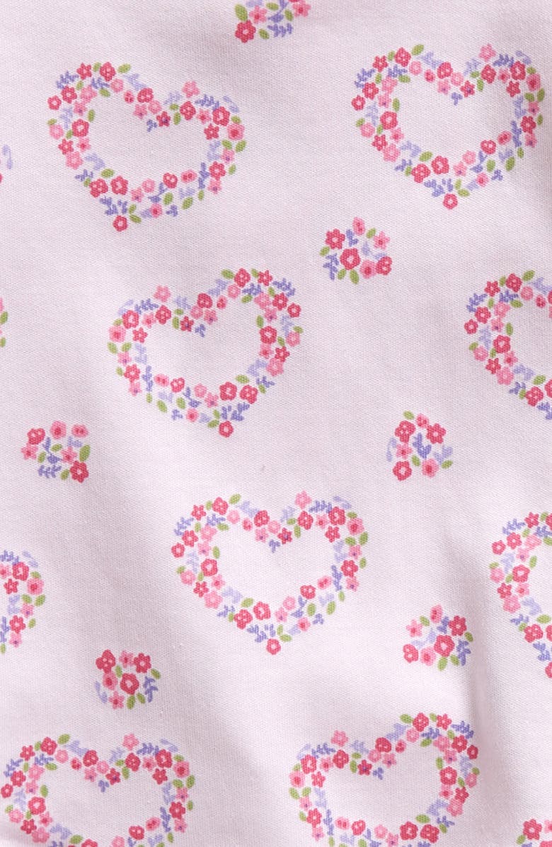 Kissy Kissy Heart Print Dress & Leggings Set, Alternate, color, 