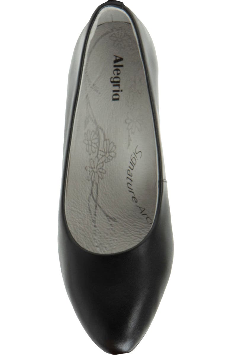 Alegria by PG Lite Lisah Almond Toe Pump, Alternate, color, Black