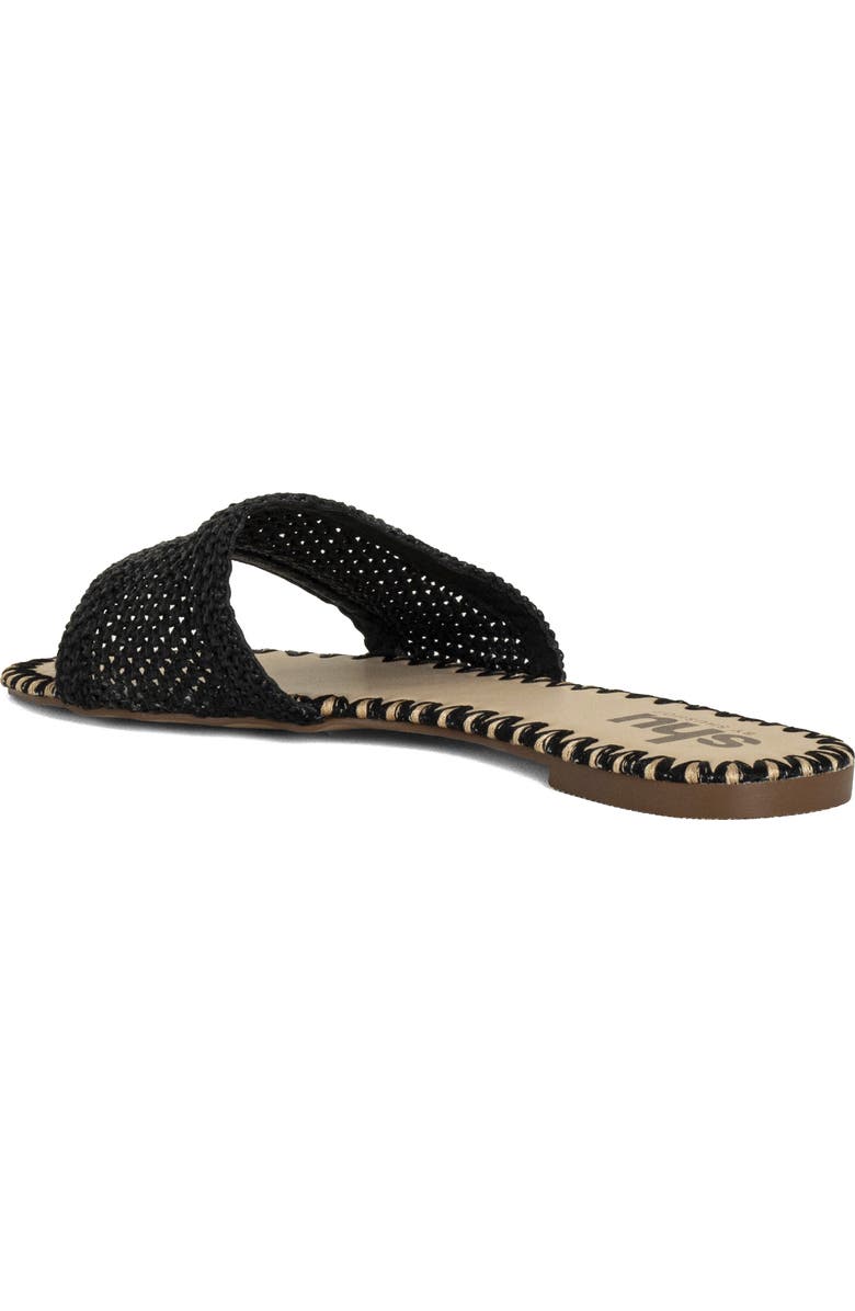 SHUSHOP Dixie Slide Sandal, Alternate, color, Black