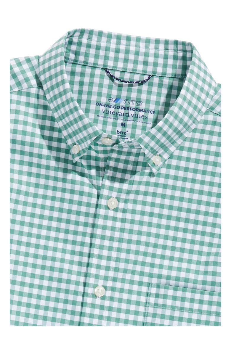 vineyard vines Classic Fit On-The-Go brrrº Gingham Button-Down Shirt, Alternate, color,