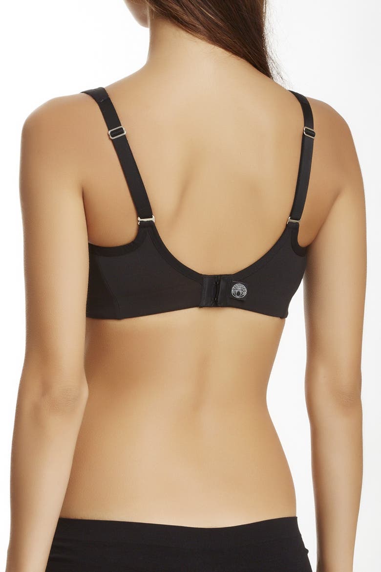 Convertible Underwire Sports Bra, Alternate, color, BLACK