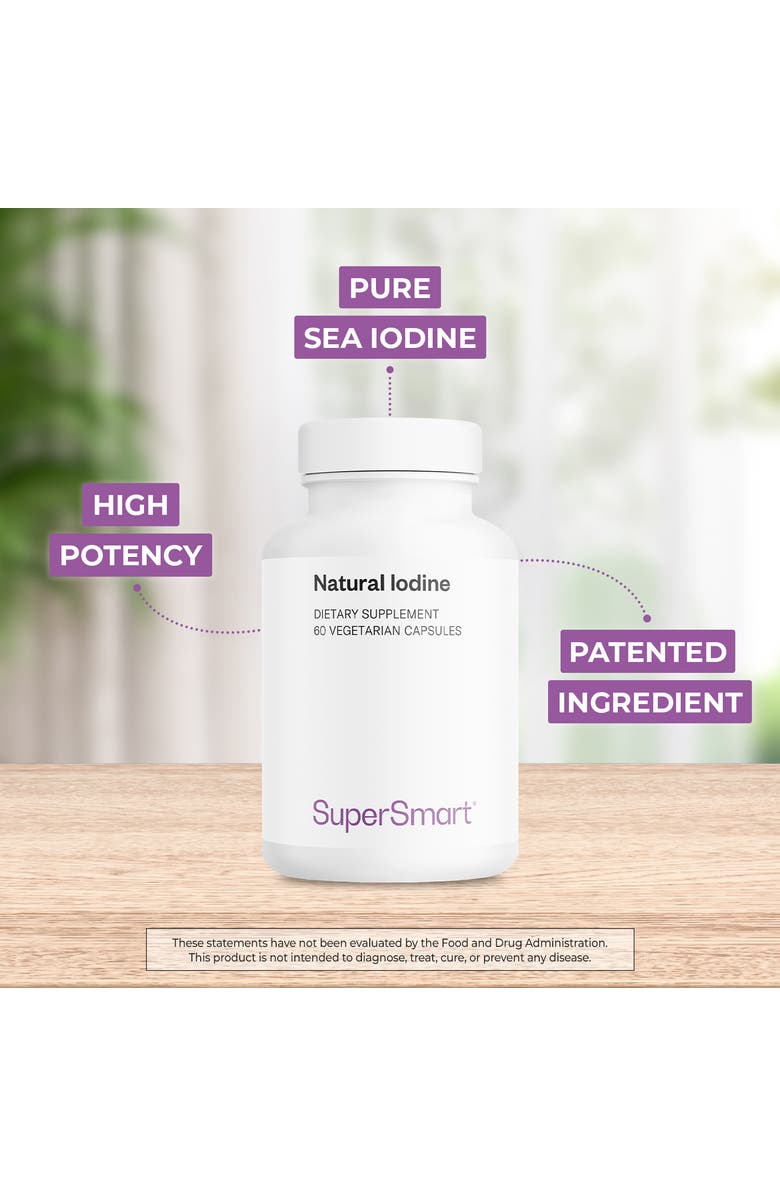 SuperSmart Natural Iodine 1000mg, Alternate, color, NO COLOR