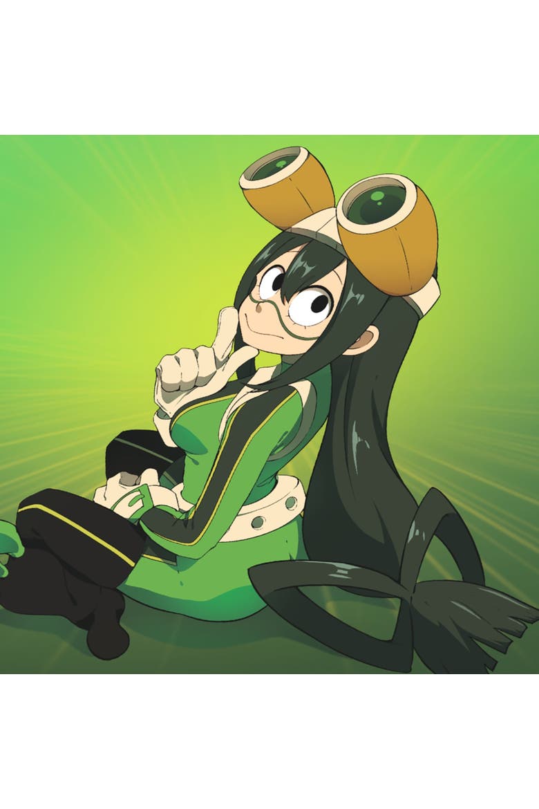 My Hero Academia, Girl Power Tsuyu Asui Playmat 24 X 14 Inches, Alternate, color, Multicolored