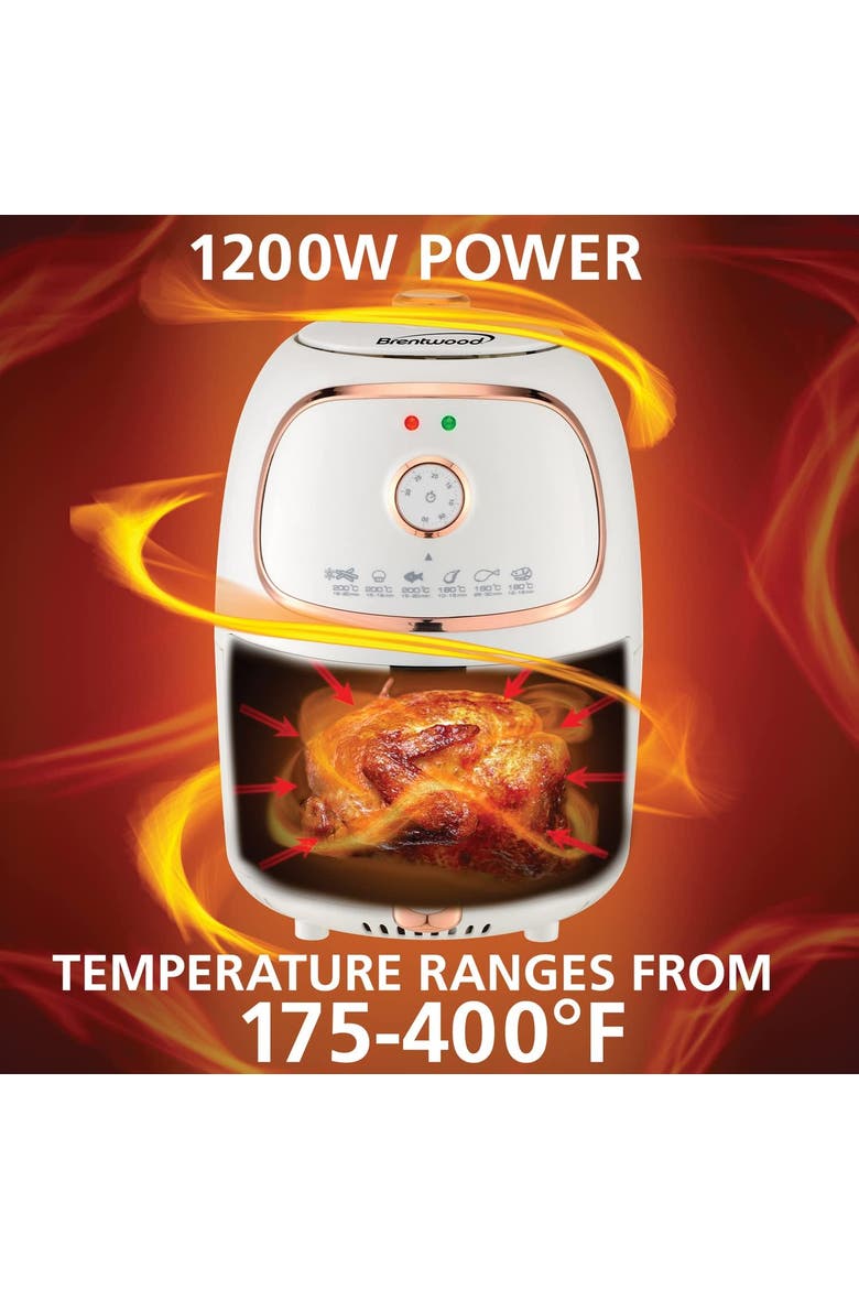 2qt Electric Air Fryer, Alternate, color, White
