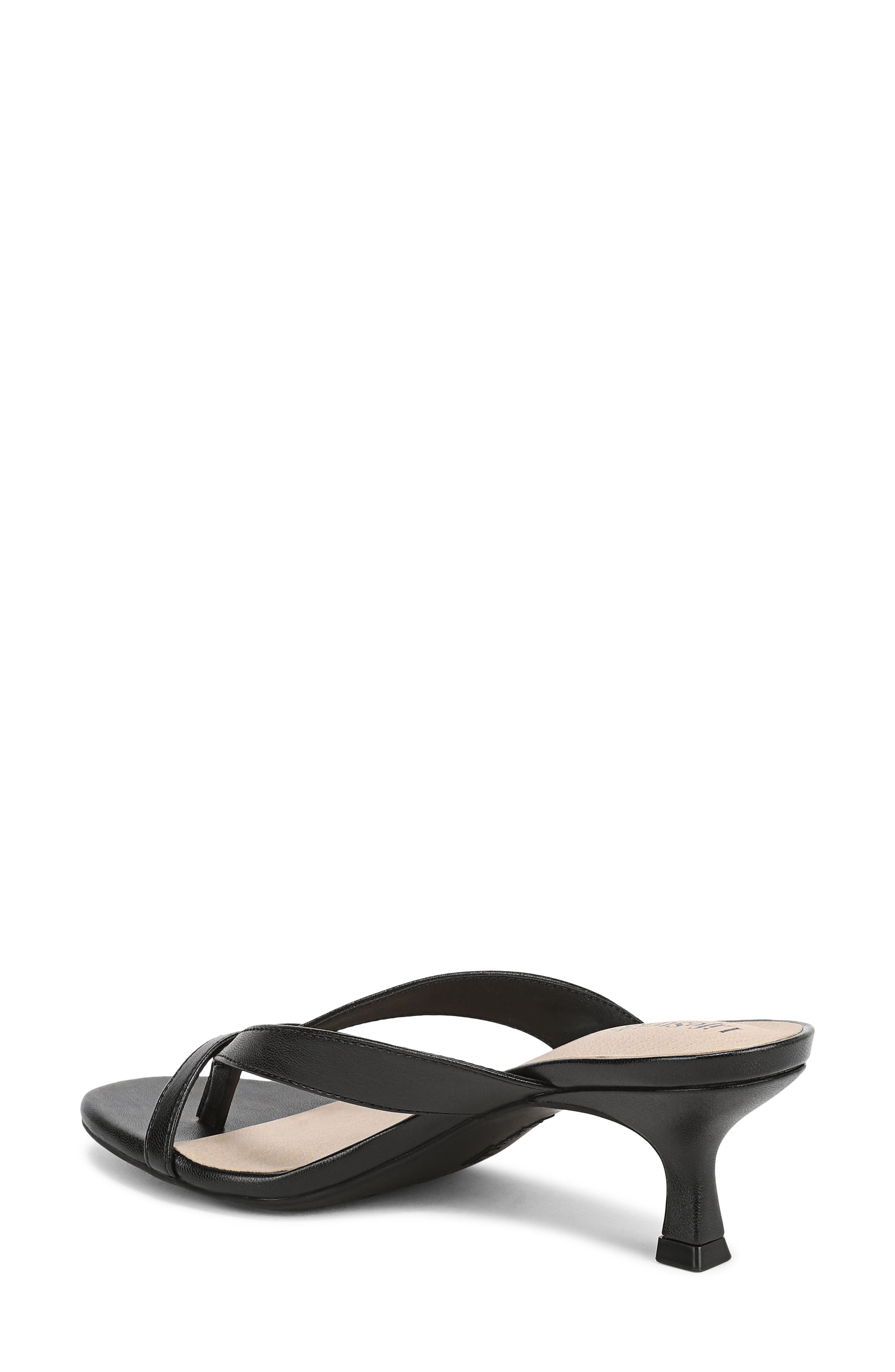 LifeStride Navine Kitten Heel Flip Flop, Alternate, color, Black