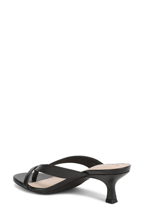 Lifestride Navine Kitten Heel Flip Flop In Black