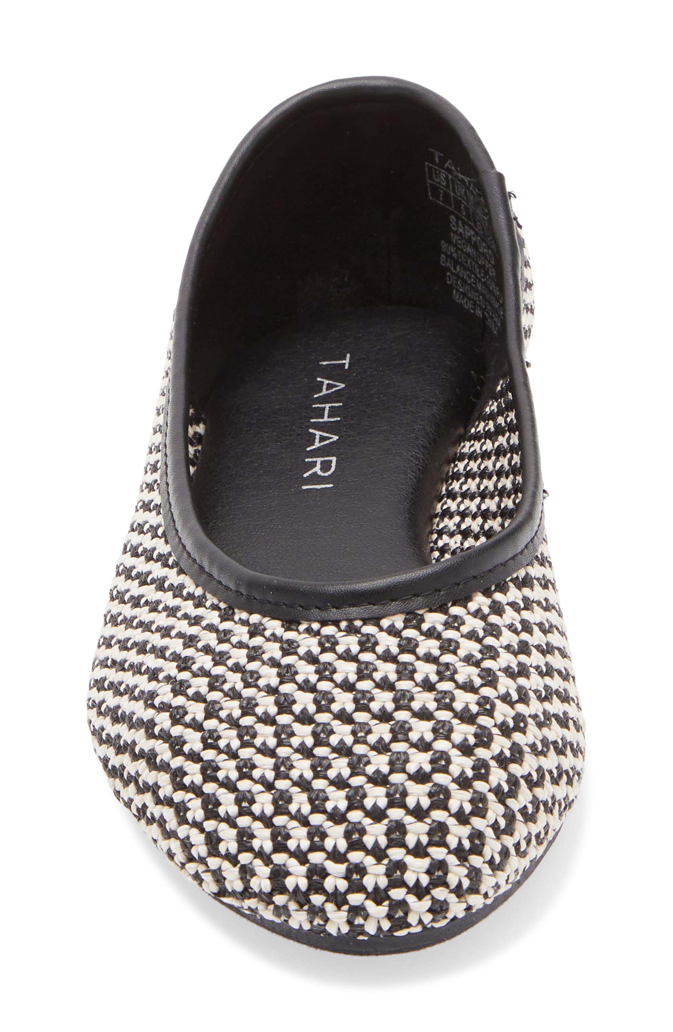 Tahari Woven Ballerina Flat, Alternate, color, 