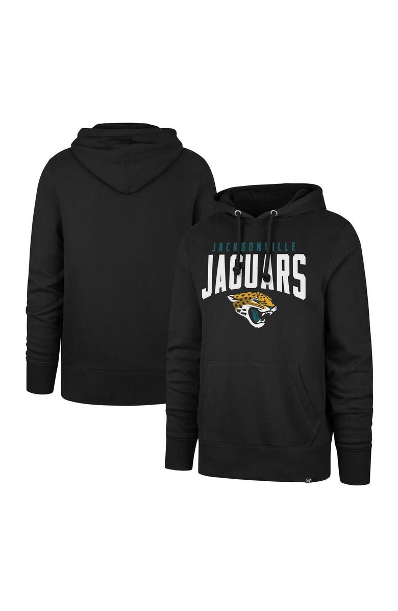 '47 Men's '47 Black Jacksonville Jaguars Headline Pullover Hoodie, Main, color, Black