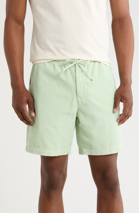 Washed Corduroy Relaxed Shorts