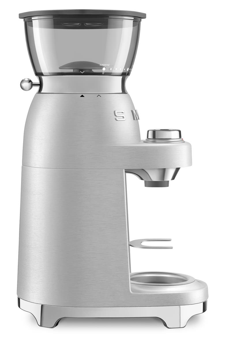 Espresso Grinder, Alternate, color, STAINLESS STEEL
