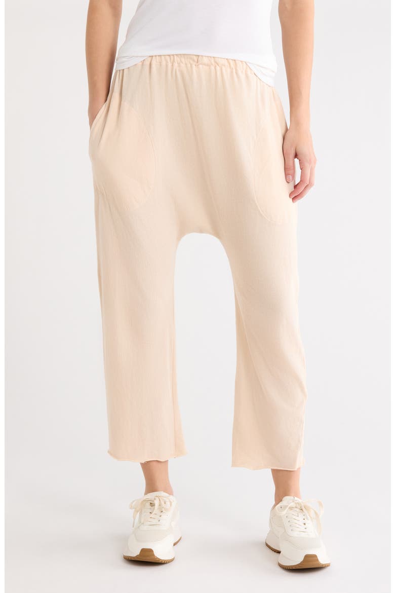 The Jersey Crop Pants, Main, color, WHISPER PINK