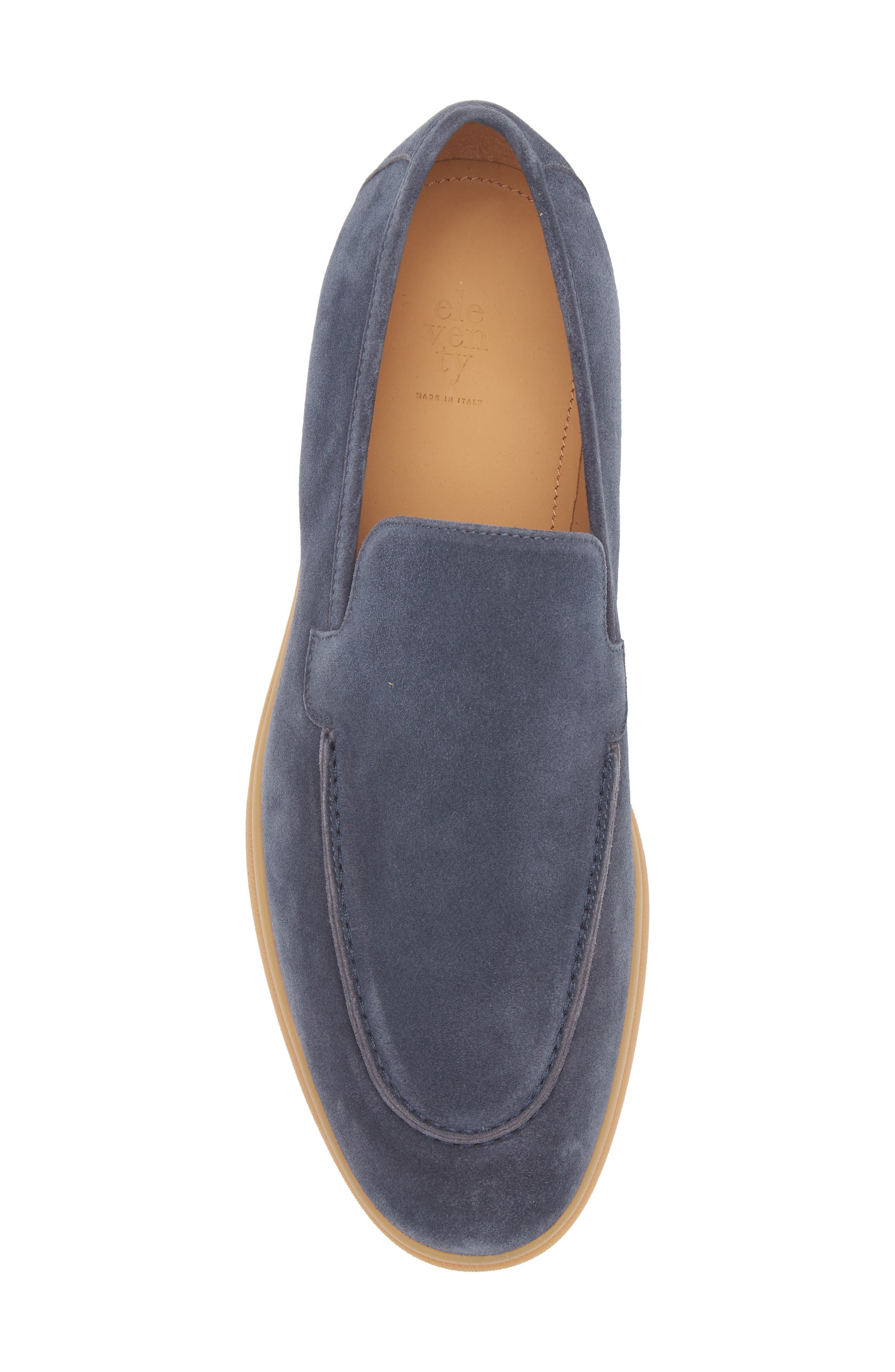 Apron Toe Loafer, Alternate, color, BLUE