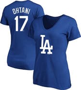 PROFILE Women's Fanatics Shohei Ohtani Royal Los Angeles Dodgers Plus Size Name & Number T-Shirt