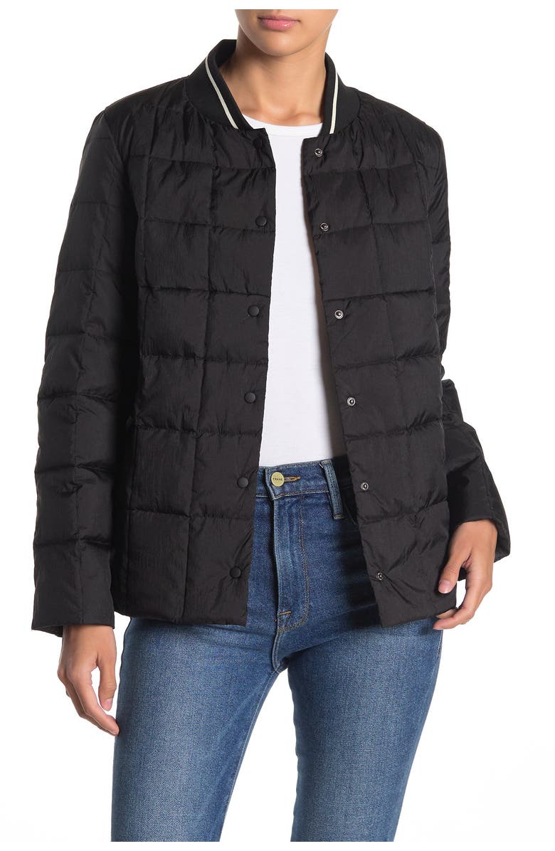 Trina Turk Solid Puffer Down Jacket, Main, color,