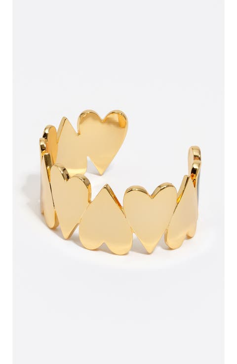 Hearts Rigid Bracelet