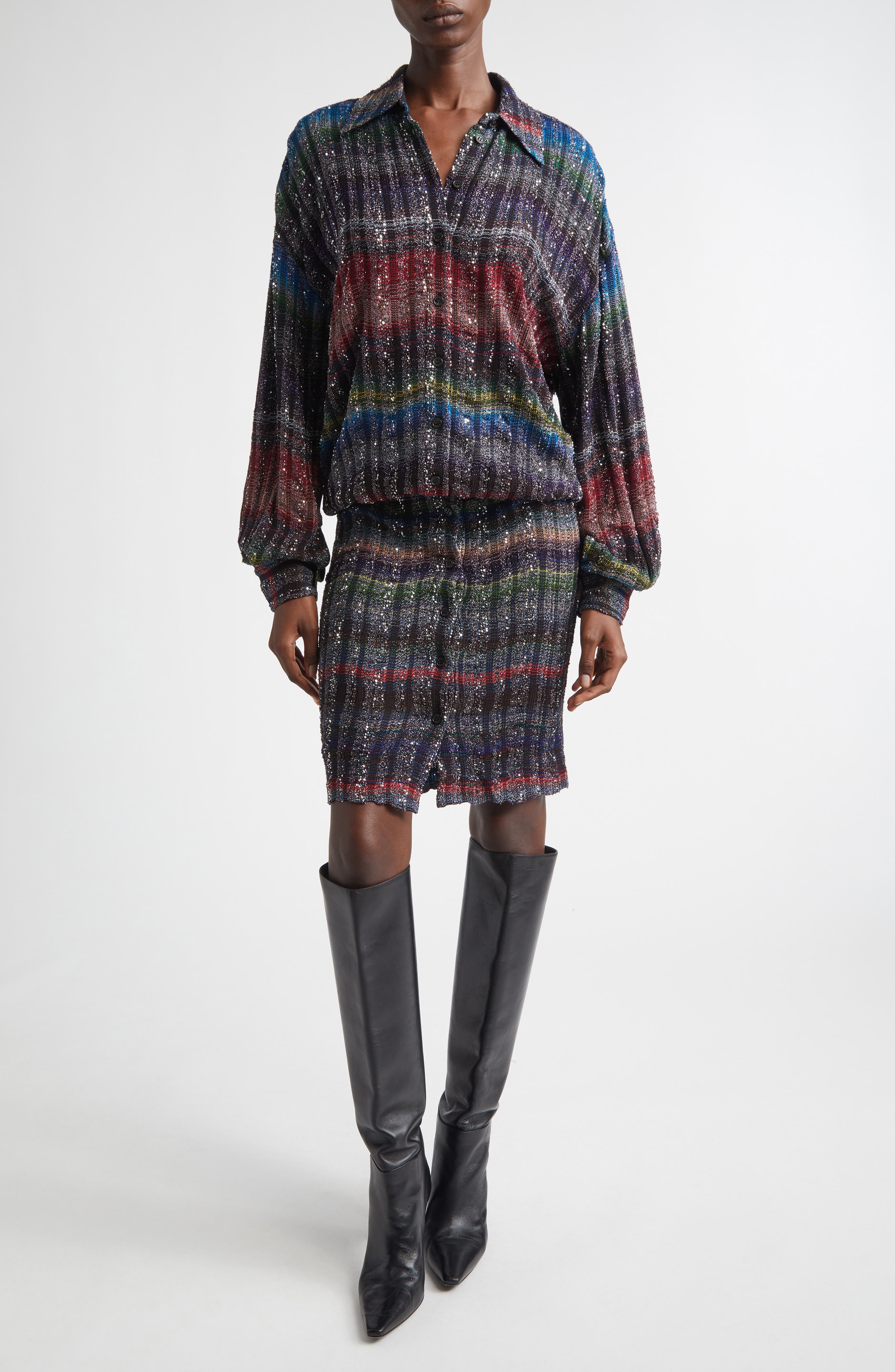 selected BLACK MULTICOLOR TONES