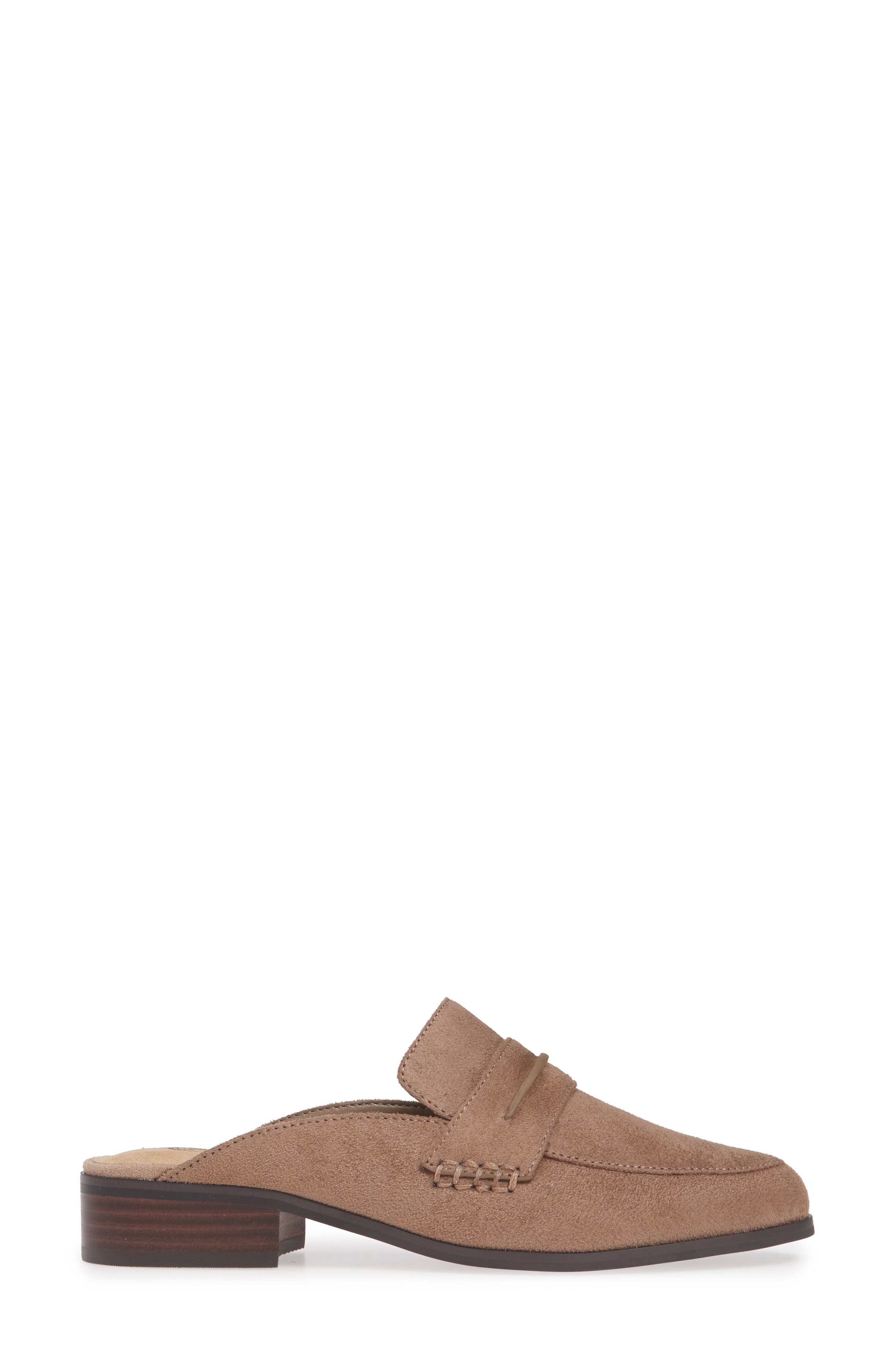 Binx II Loafer Mule, Alternate, color, TAUPE FAUX LEATHER