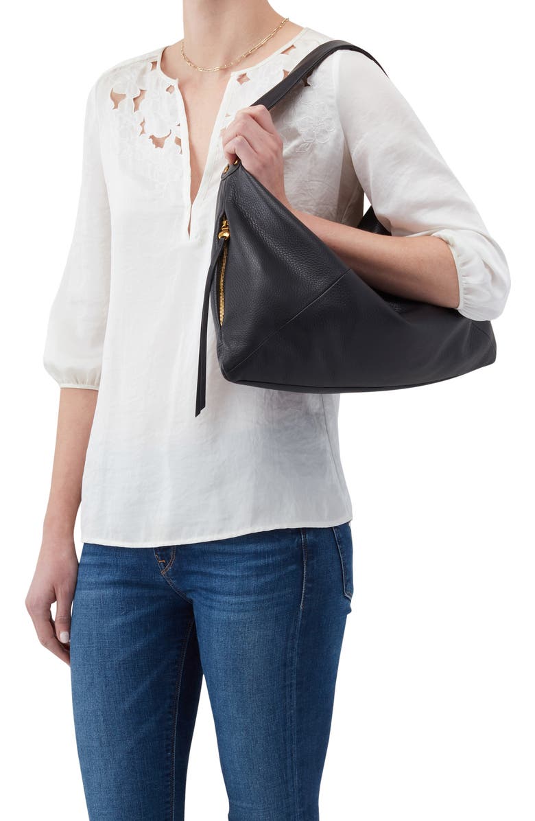 HOBO Paulette Leather Shoulder Handbag, Alternate, color,