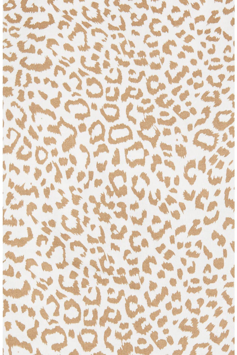 Leopard Print Padded Shoulder Tank Top, Alternate, color, WHITE/ BEIGE