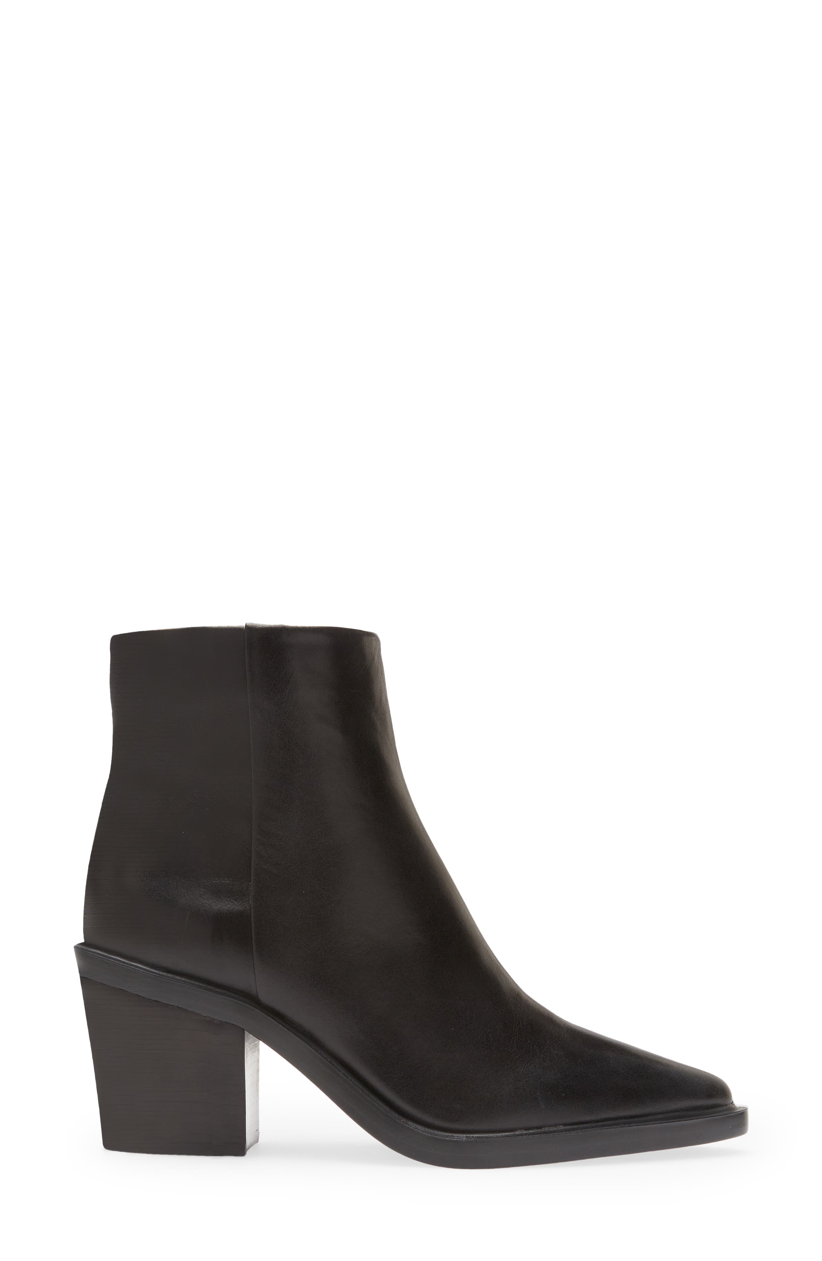 Vince Camuto Rinvalla Pointed Toe Leather Bootie, Alternate, color, 