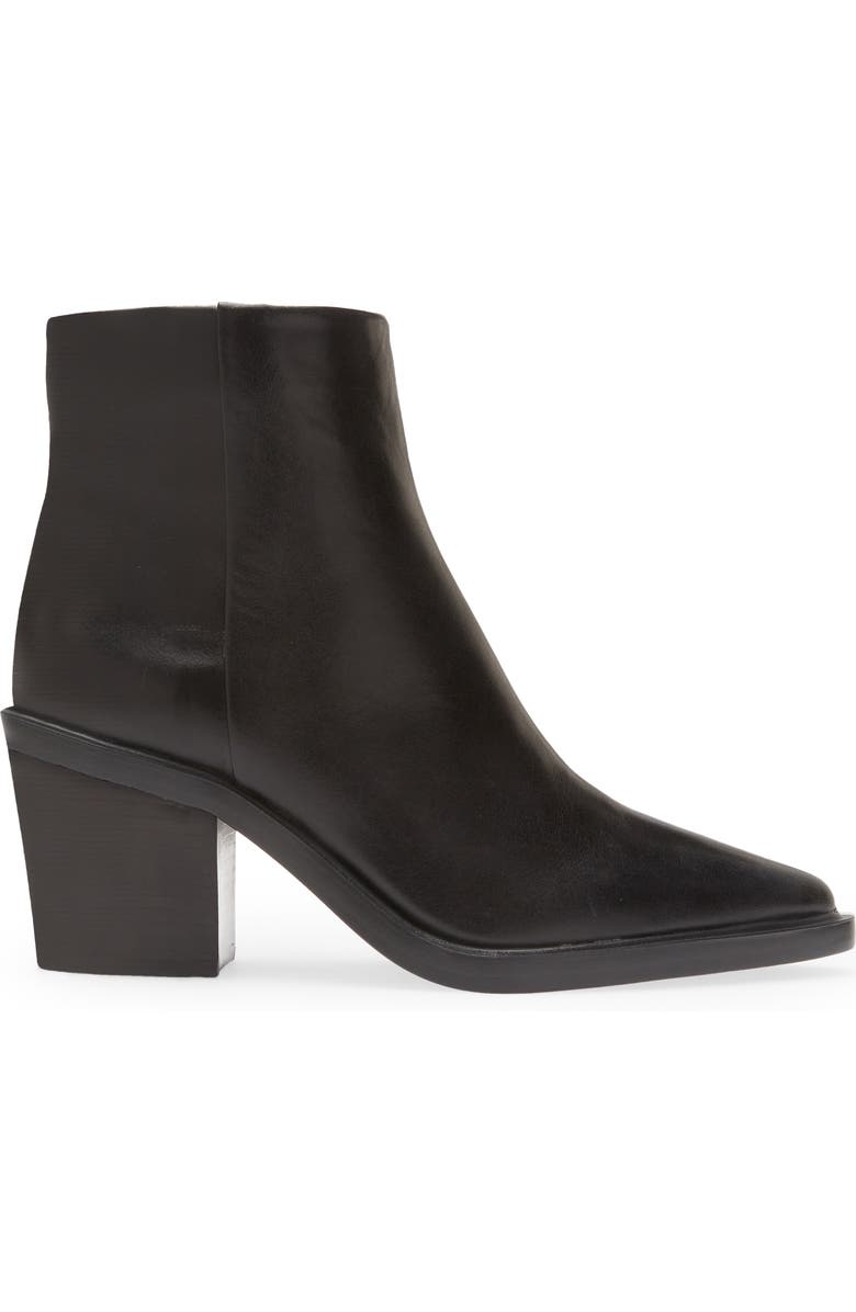 Vince Camuto Rinvalla Pointed Toe Leather Bootie, Alternate, color,
