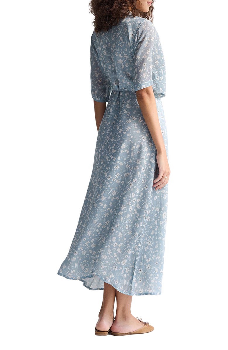 Reistor Maxi Wrap Dress, Alternate, color, Floral Poetry