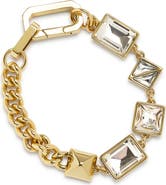 AllSaints Geometric Crystal Bracelet