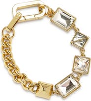 AllSaints Geometric Crystal Bracelet