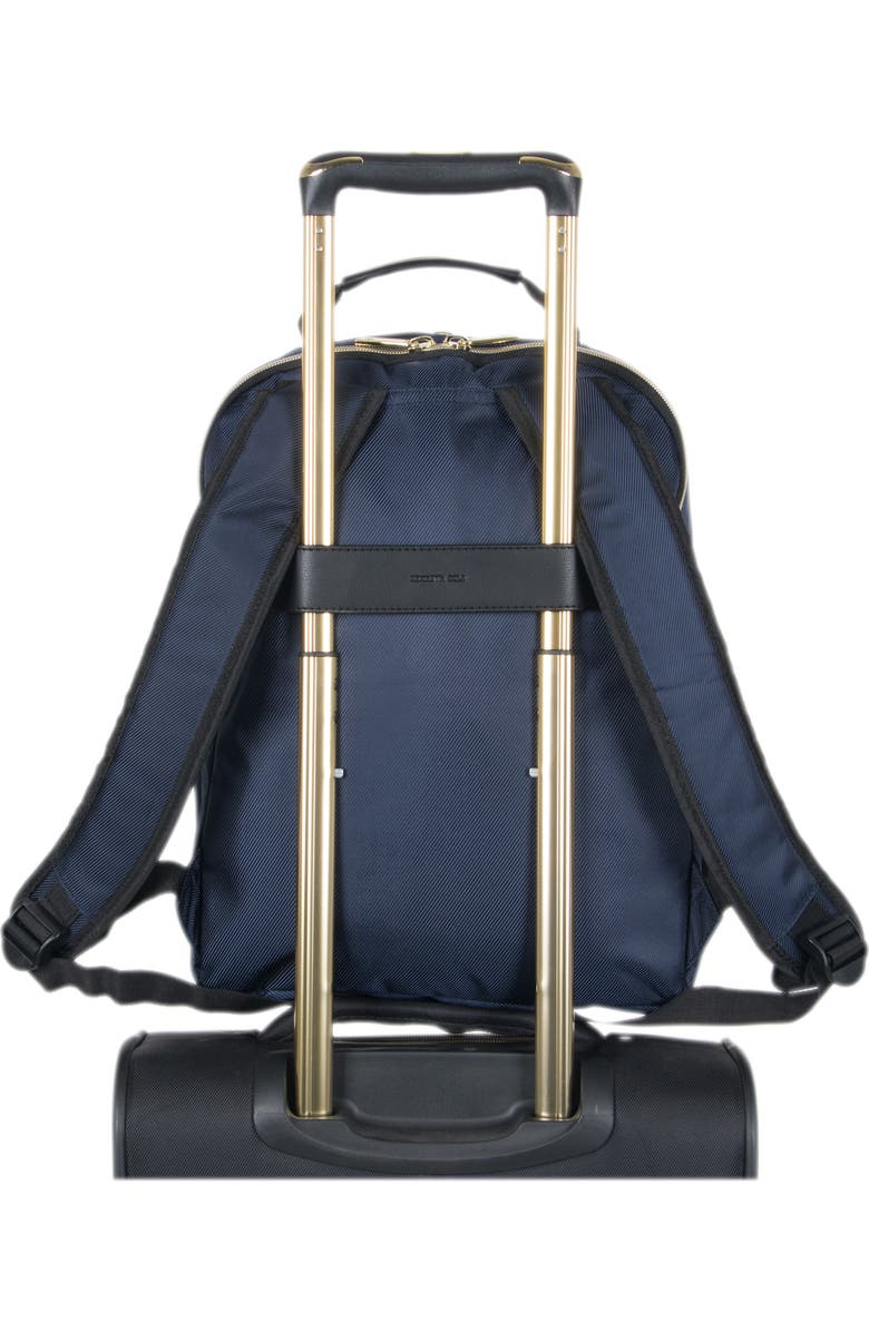 Kenneth Cole Reaction Chelsea Chevron Quilted Backpack, Alternate, color, Navy