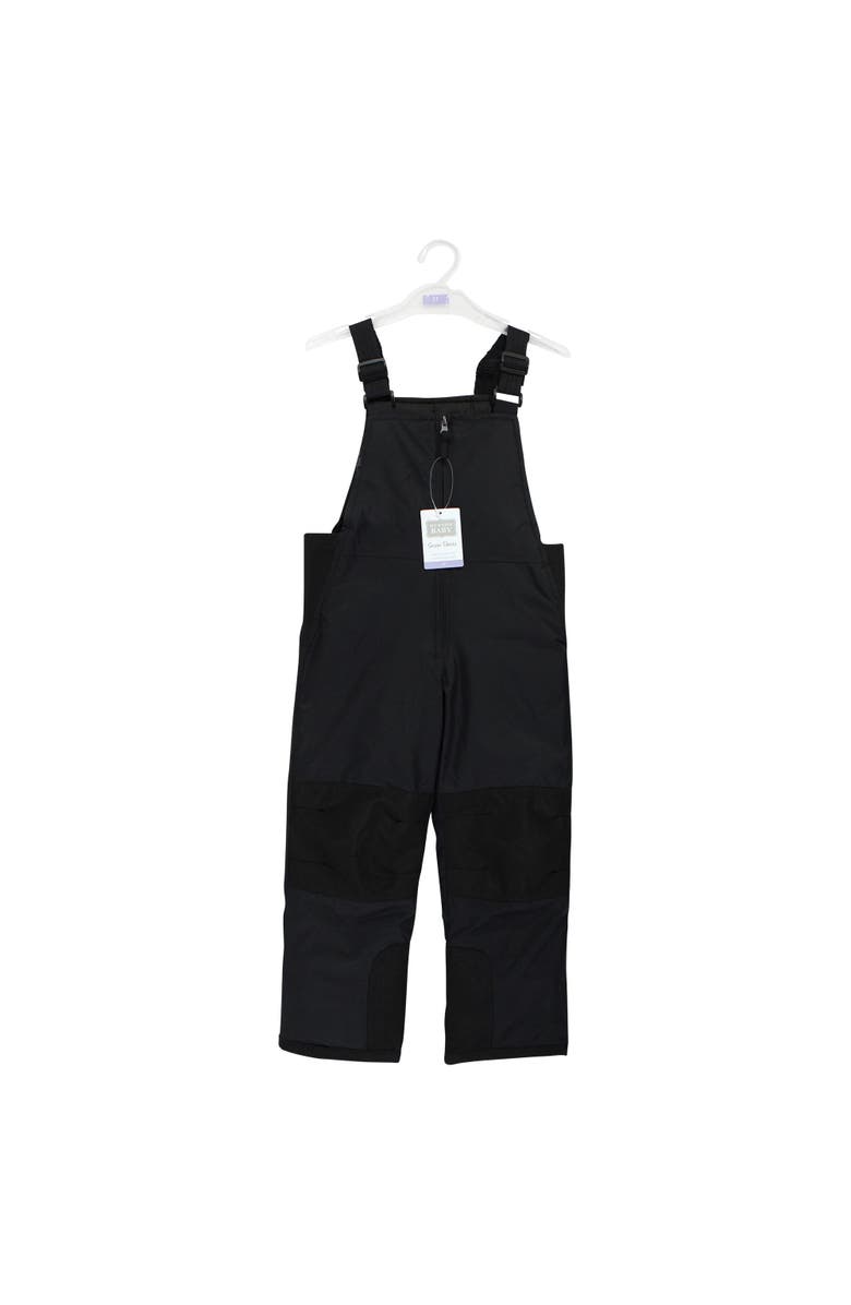 Hudson Baby Snow Bib Overalls, Alternate, color, Black