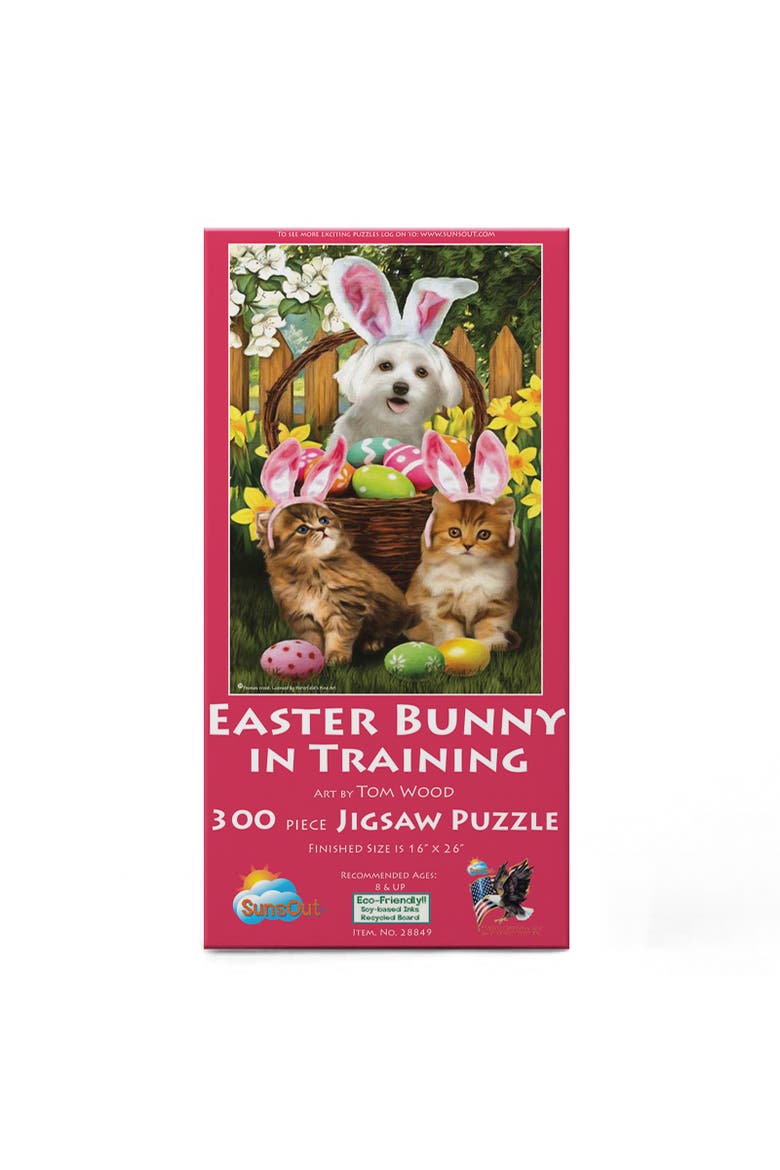 Easter Bunny in Training 300 piece Jigsaw Puzzle for Adults, Alternate, color, Multicolor