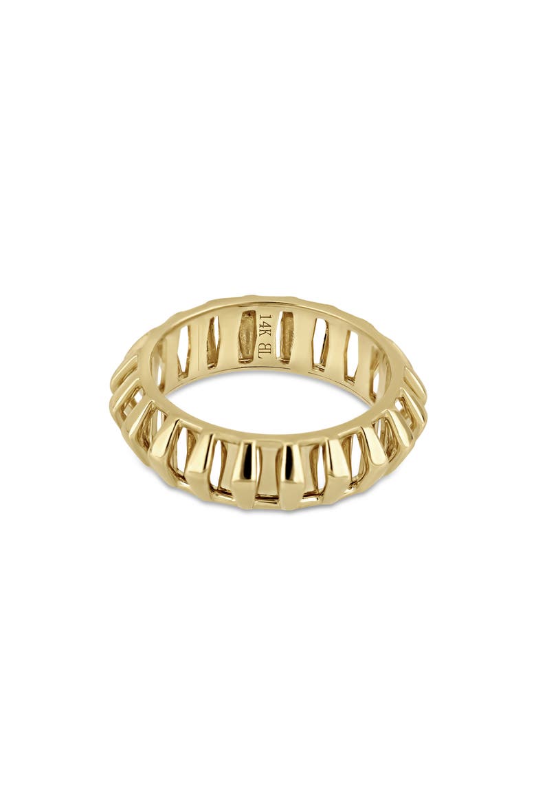 14K Gold Caged Wide Ring, Alternate, color, 14K YELLOW GOLD