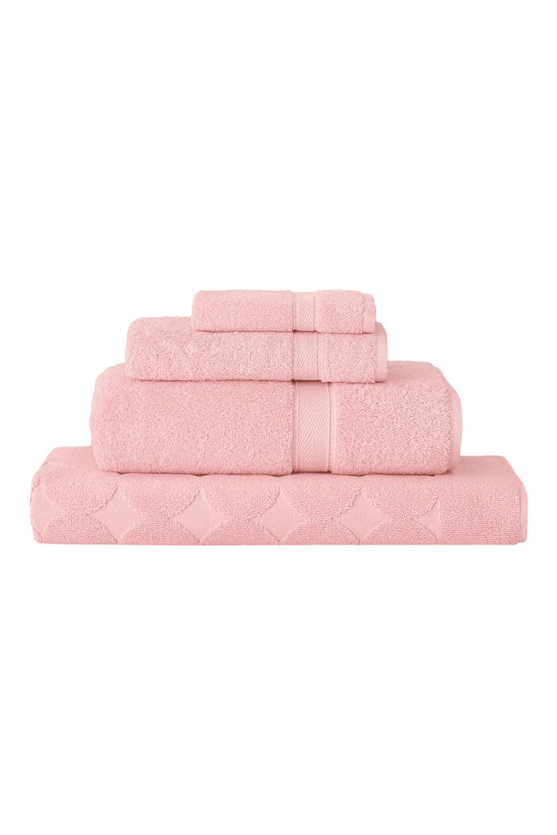 4-Piece Towel Set, Main, color, PINK