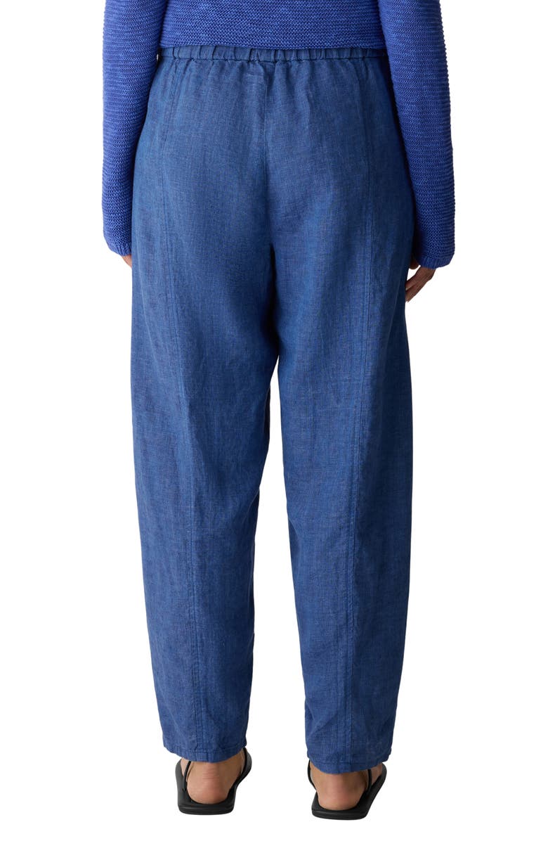 Eileen Fisher Stretch Organic Cotton Ankle Lantern Pants, Alternate, color, Deep Dive