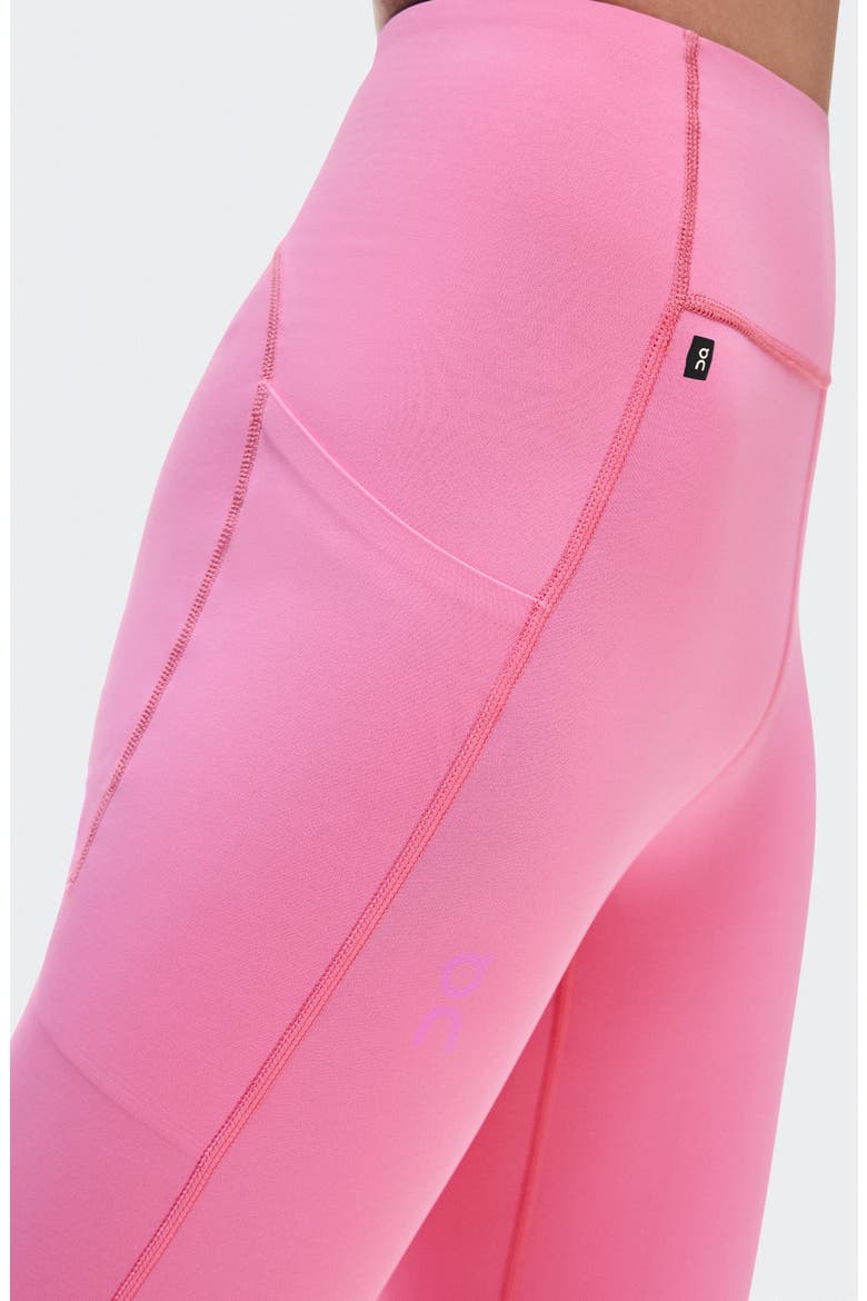 7\/8 Train High Waist Pocket Leggings, Alternate, color, BUBBLEGUM