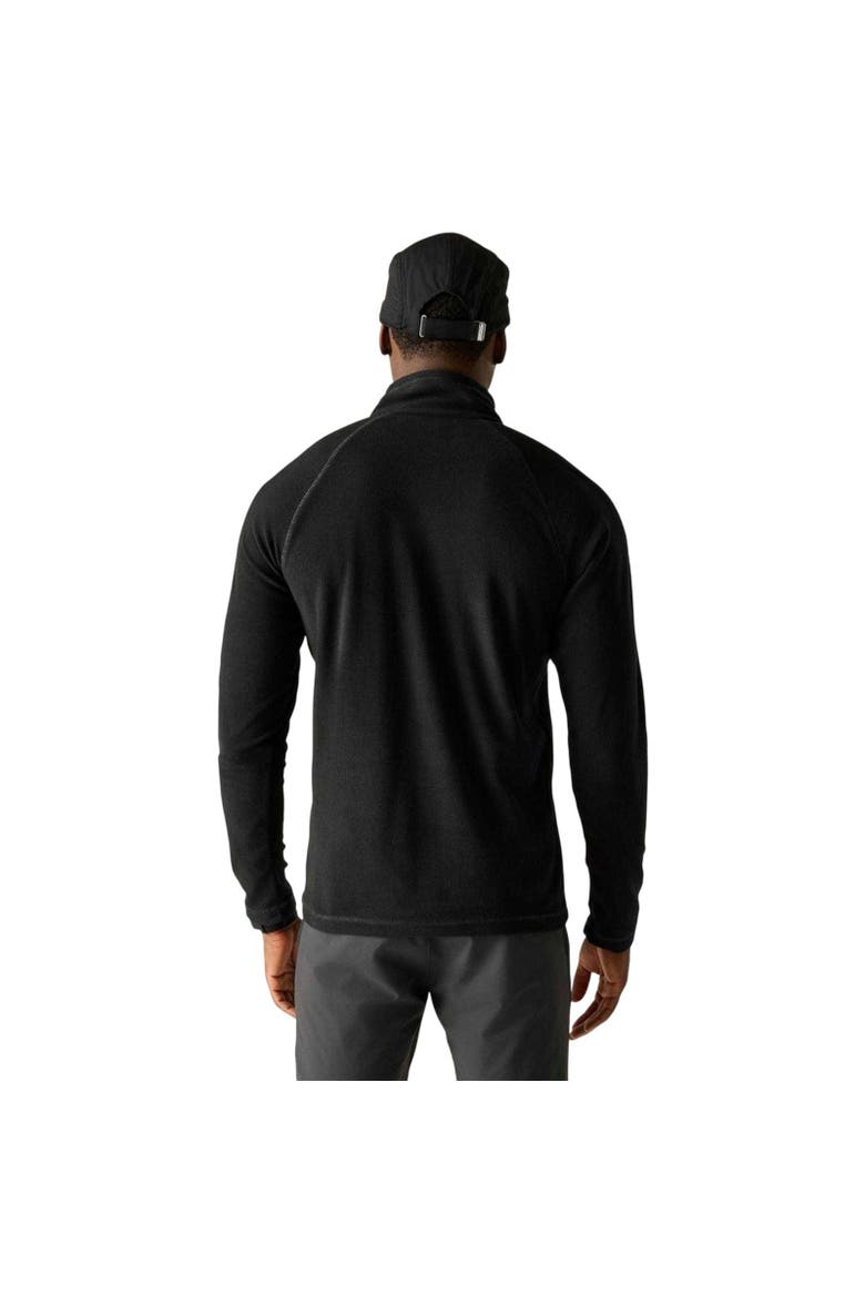 Quarter Zip Fleece Top, Alternate, color, Black