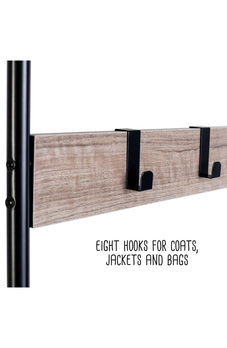 HONEY-CAN-DO Entry Rack & Bench, Alternate, color, 