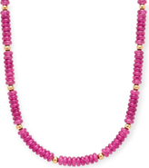 CUFFED BY NANO Fuchsia and 14k Gold Filled Beaded Necklace