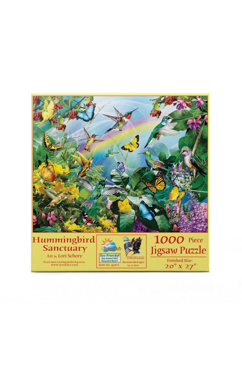 Sunsout Hummingbird Sanctuary 1000 piece Jigsaw Puzzle for Adults, Alternate, color, Multicolor