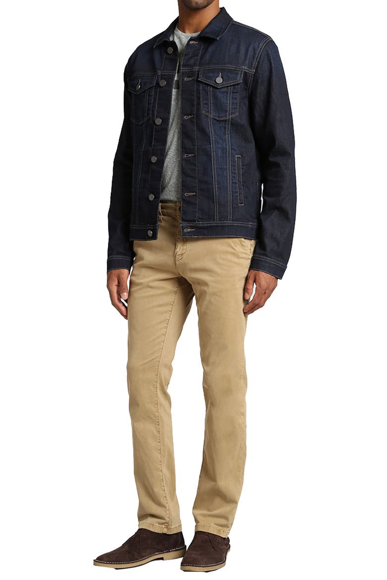 Travis Denim Jacket, Alternate, color, DEEP COMFORT