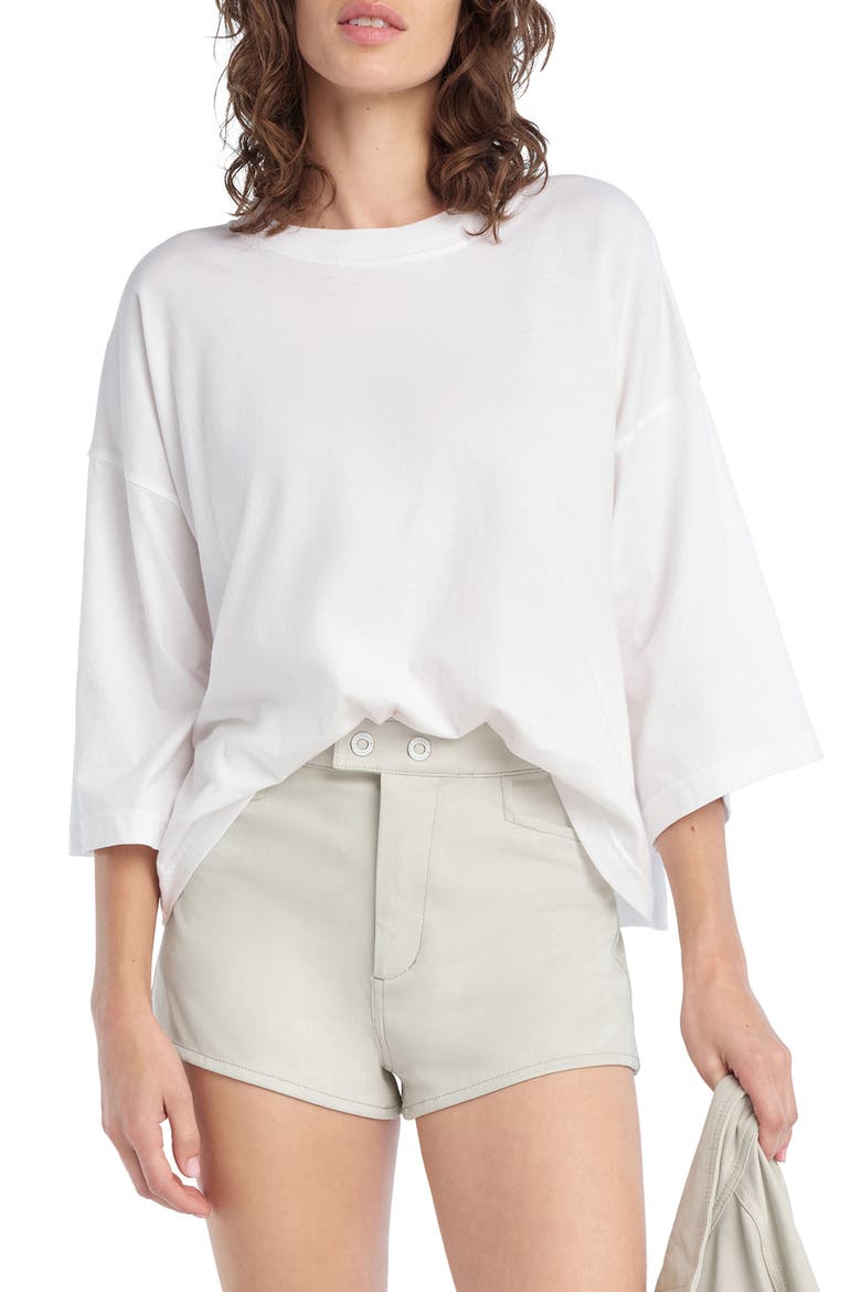 The Over It Organic Cotton Tee, Main, color, WHITE