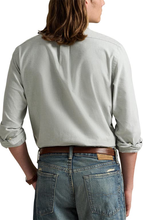 Polo Ralph Lauren The Iconic Oxford Button-down Shirt In Green