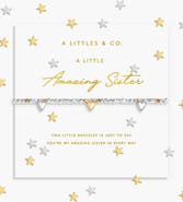 A Littles & Co Sparkle Confetti A Little 'Amazing Sister' Bracelet