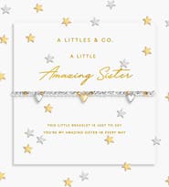 A Littles & Co Sparkle Confetti A Little 'Amazing Sister' Bracelet