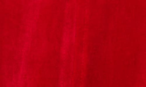 Cece Bow Velvet Top In Red