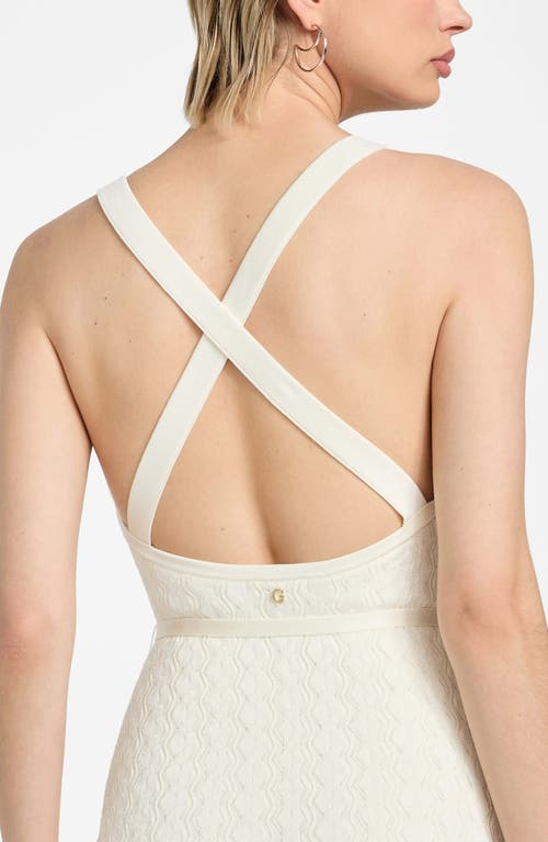Guess Silvie Sleeveless Minidress In White