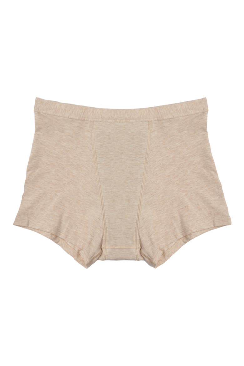 Period & Leakproof Super Absorbency Stretch Cotton Sleep Shorts, Alternate, color, SEASHELL